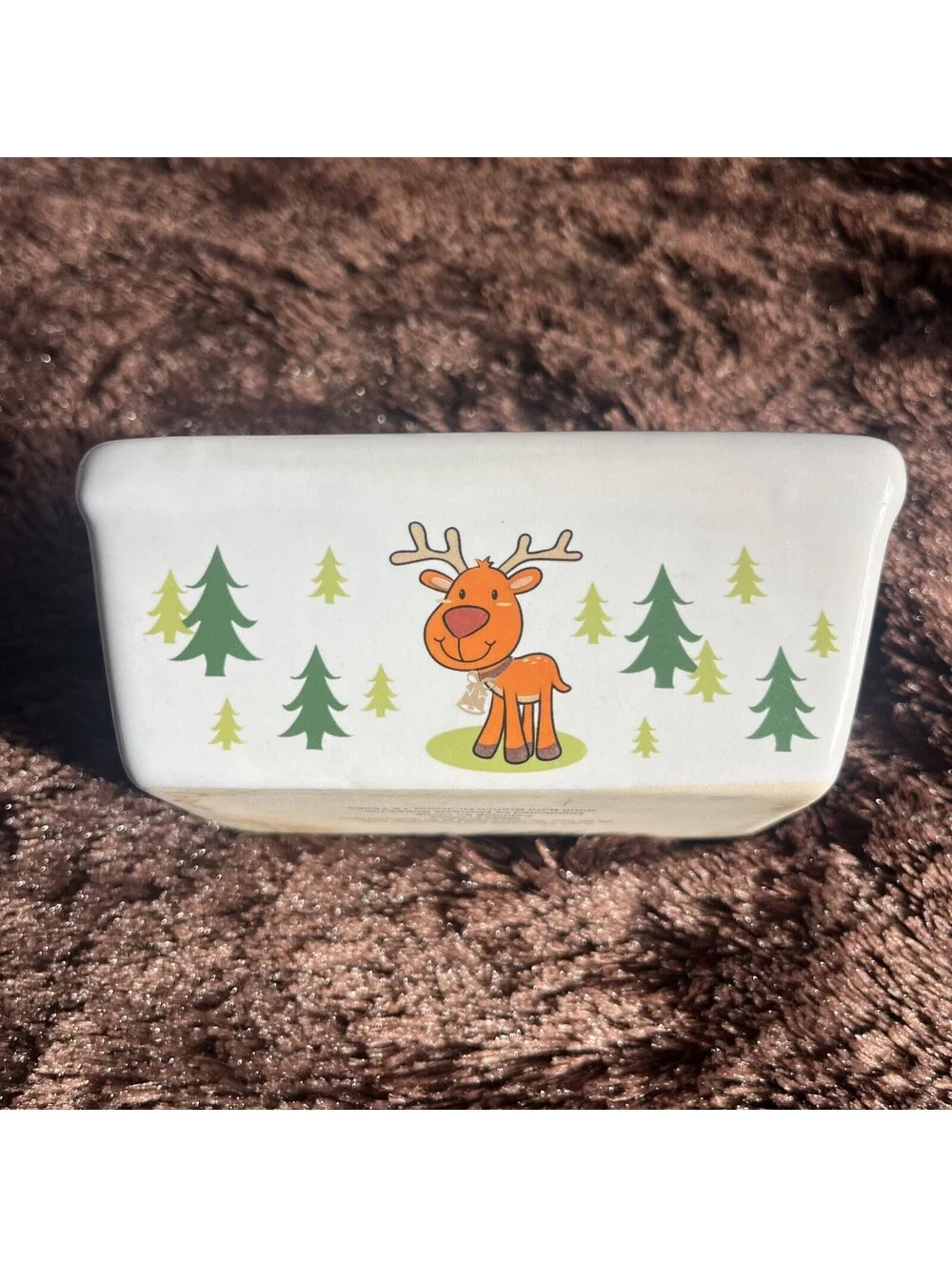 Title:HOLIDAY BAKE! Christmas Mini Loaf Pans Set 4 Ceramic Dishes Santa Snowman